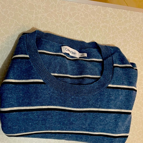 Calvin Klein Sweater Crew- Neck Men 100% Cotton ; size L/G made in Vietnam - Picture 5 of 8